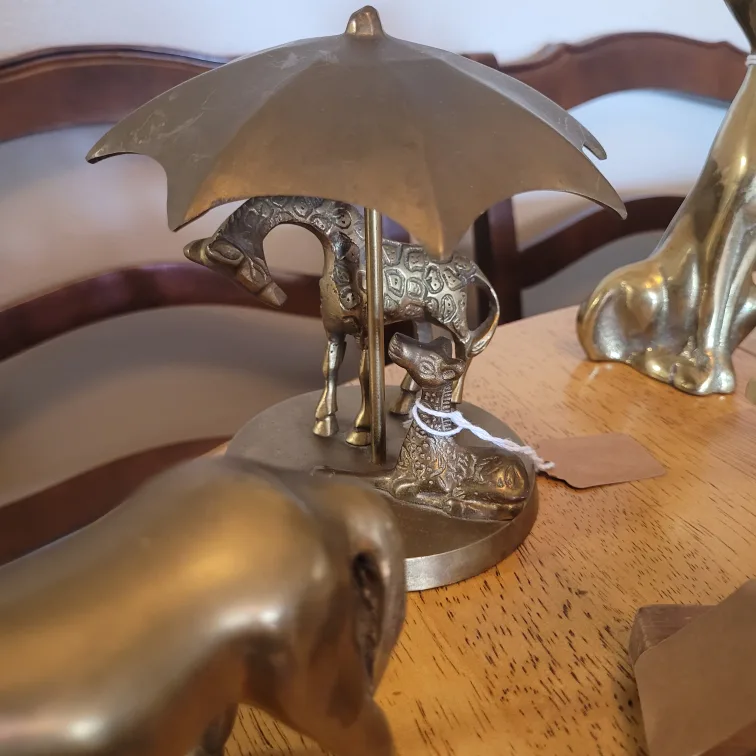 Lot of 8 Vintage Brass Items 20.00 each or all 8 for 90.00 image indicator(8)