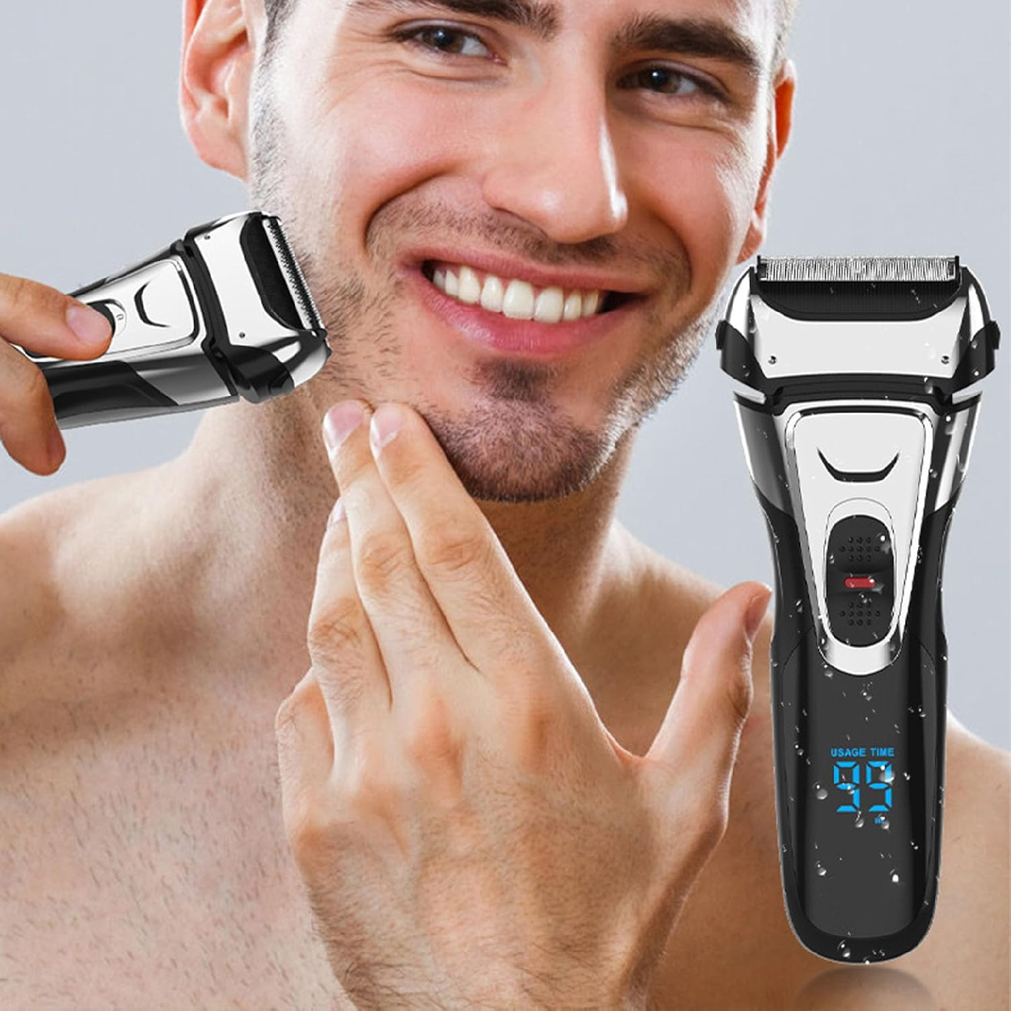 Men Beard Trimmer LCD Digital - photo 3