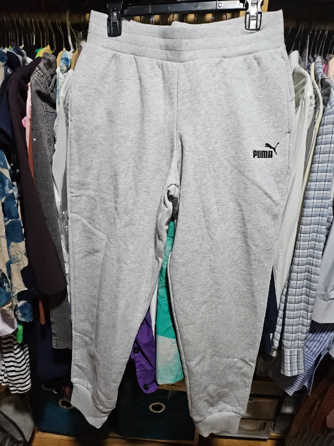 Puma Gray Sweatpants - Size M