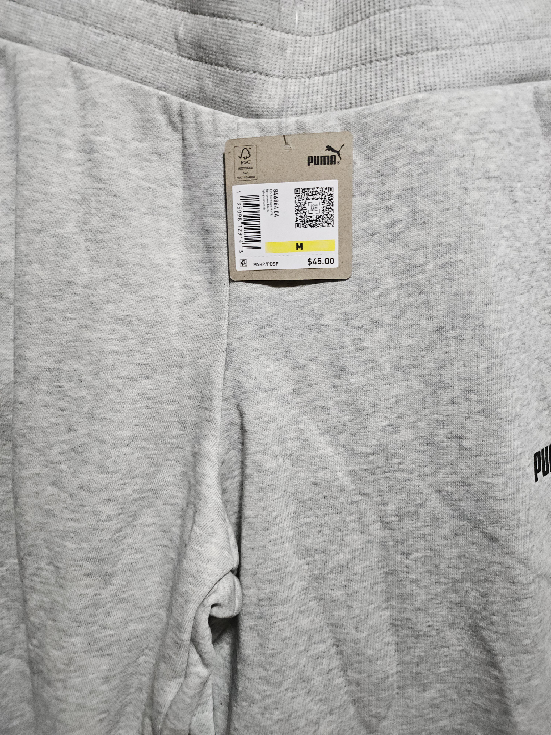 Puma Gray Sweatpants - Size M - photo 3