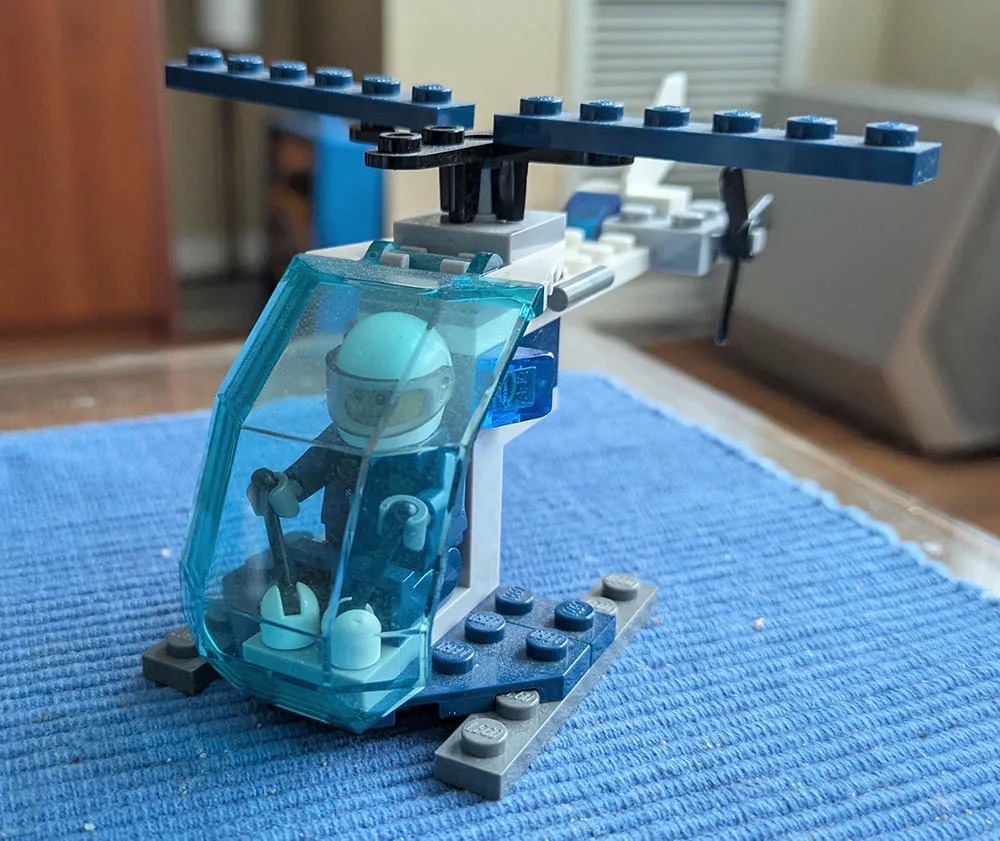 LEGO City Set #30222 - Police Helicopter - LIKE-NEW CONDITION image indicator(2)