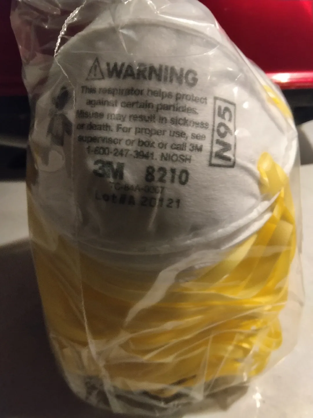 3M Particulate Respirator N95 - Model 8210 image indicator(2)