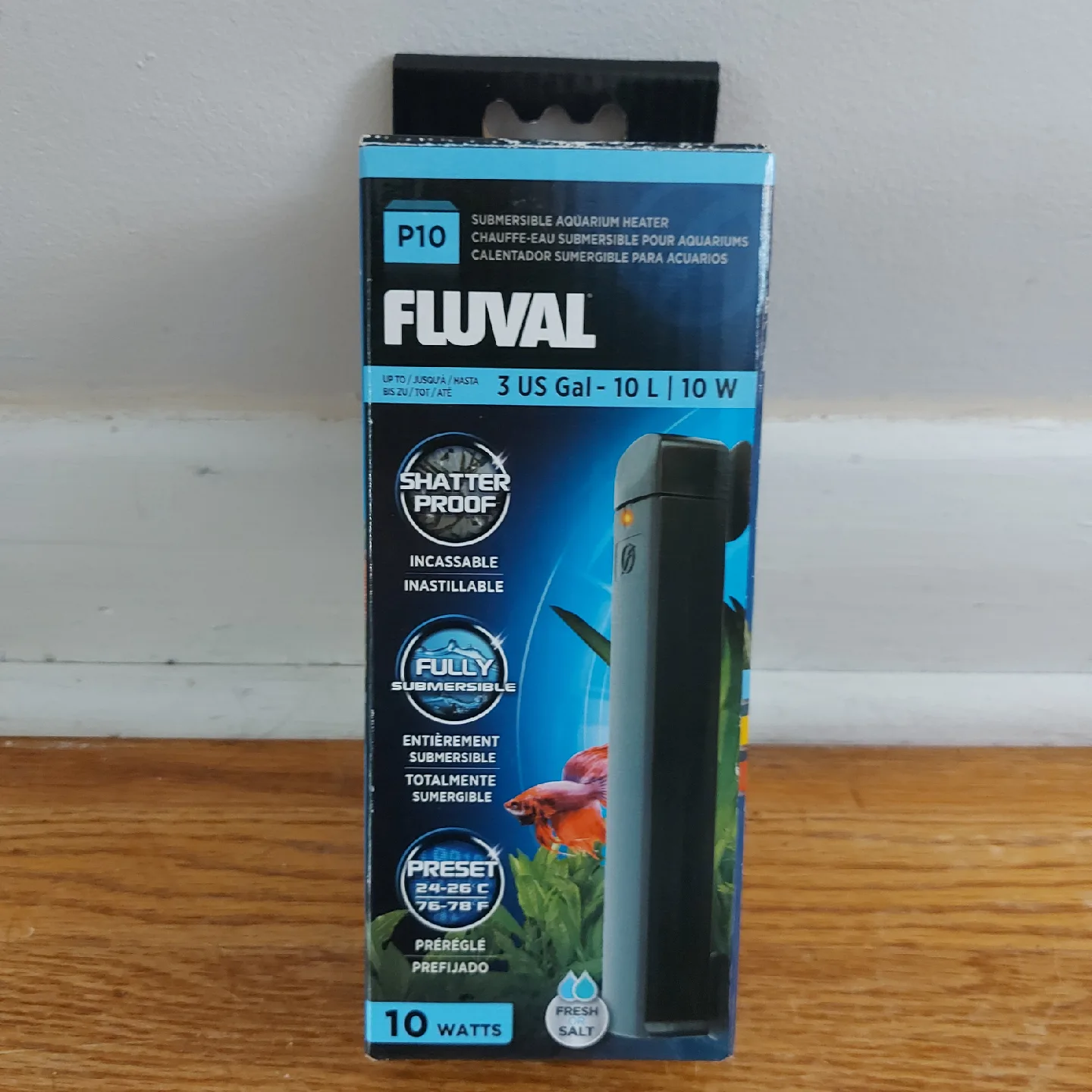 NEW - Fluval P10 Submersible Aquarium Heater thumbnail