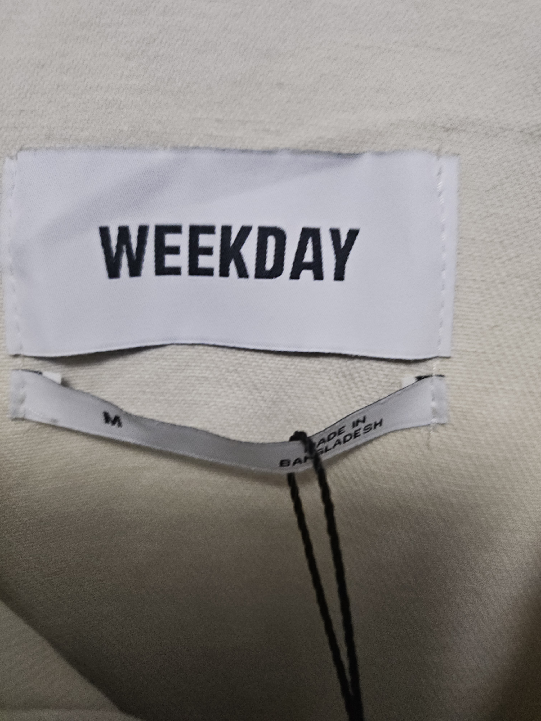Weekday Kore Denim Jacket - Beige, Size M - photo 3