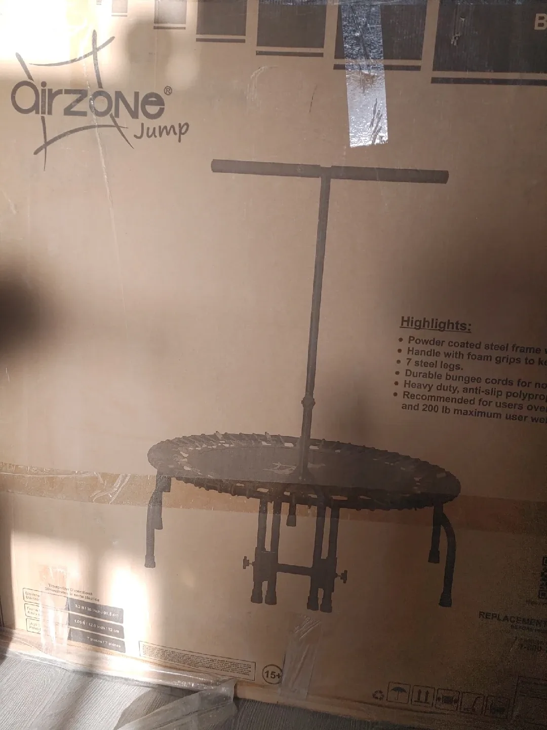 AirZone Jump Bungee Fitness Trampoline - 36 inch