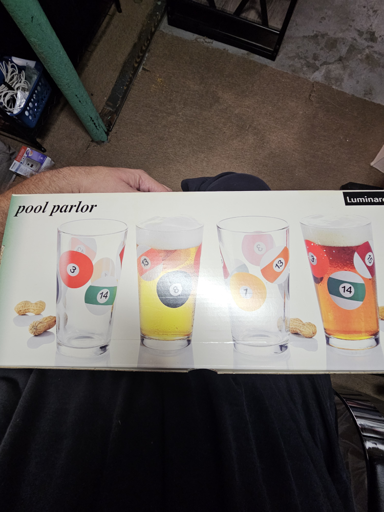 Pool Parlor Pub Glasses - Set of 4 - photo 4