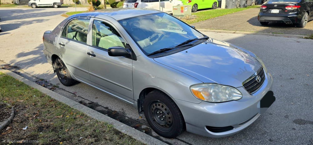 2007 Toyota Corolla CE Silver Sedan