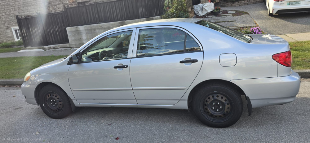 2007 Toyota Corolla CE Silver Sedan - photo 2