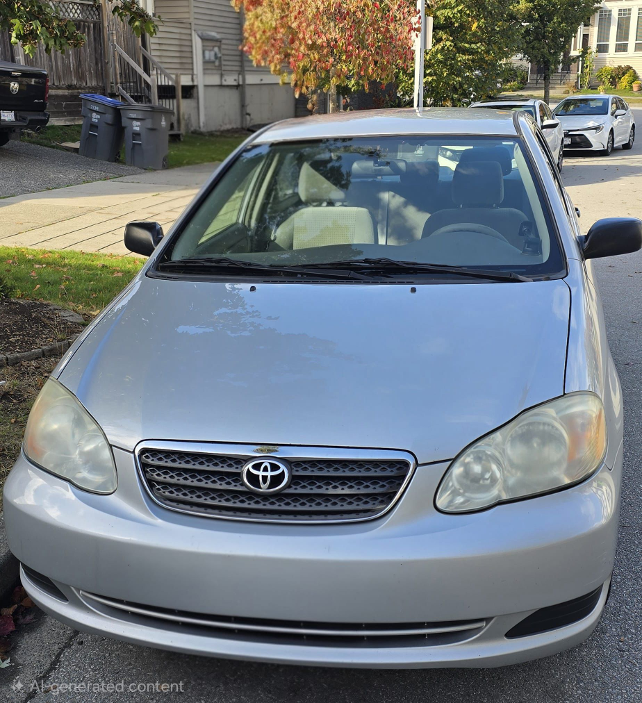 2007 Toyota Corolla CE Silver Sedan - photo 3