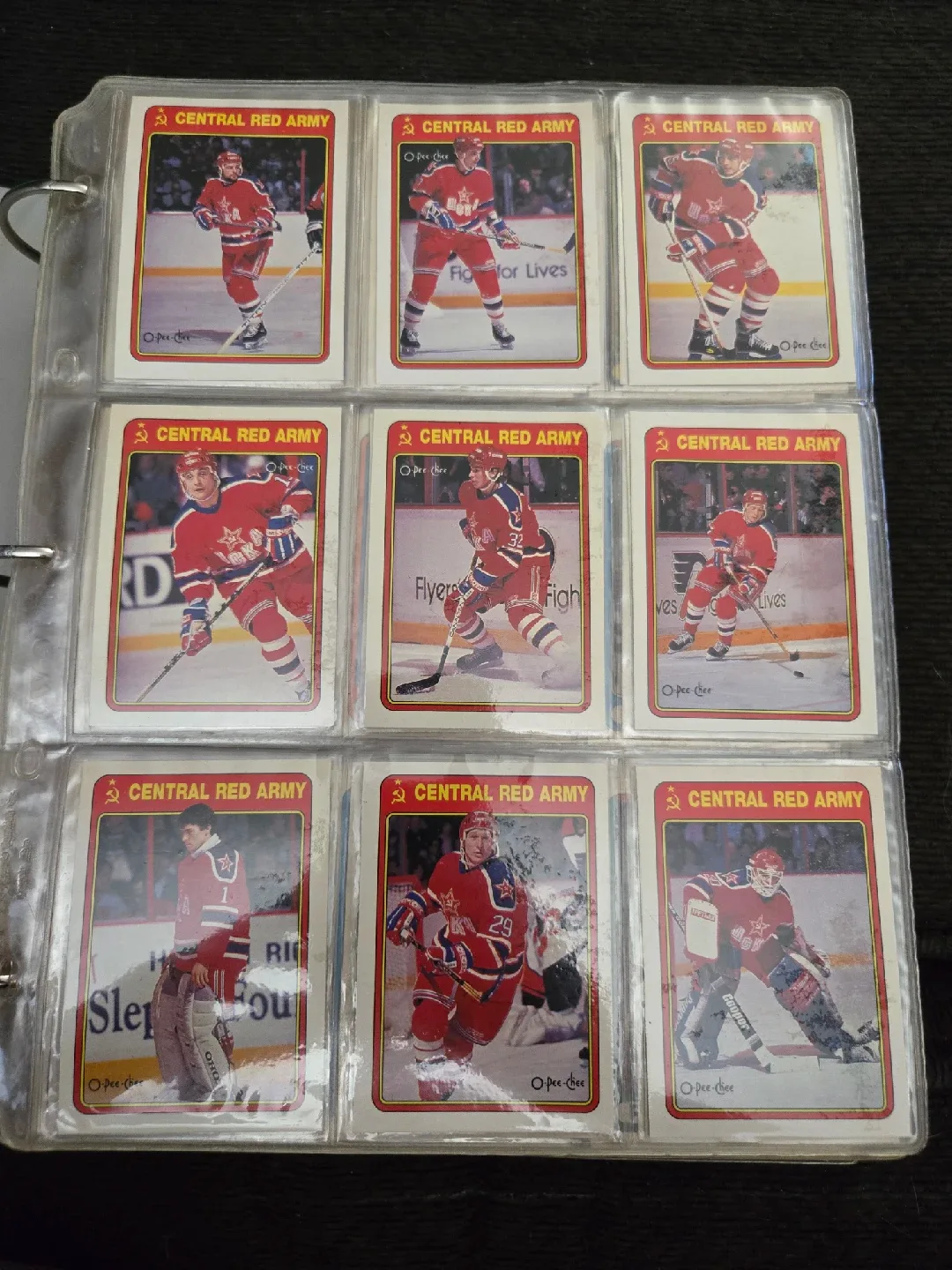 1990-91 O-Pee-Chee Central Red Army Hockey Cards thumbnail
