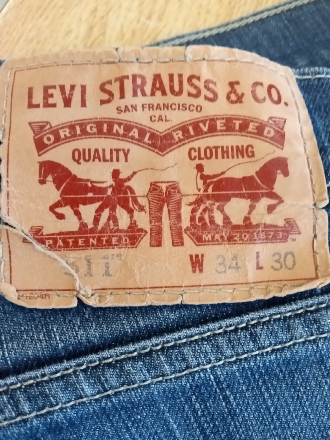 Levi Strauss & Co. Jeans, W34 L30 - photo 4
