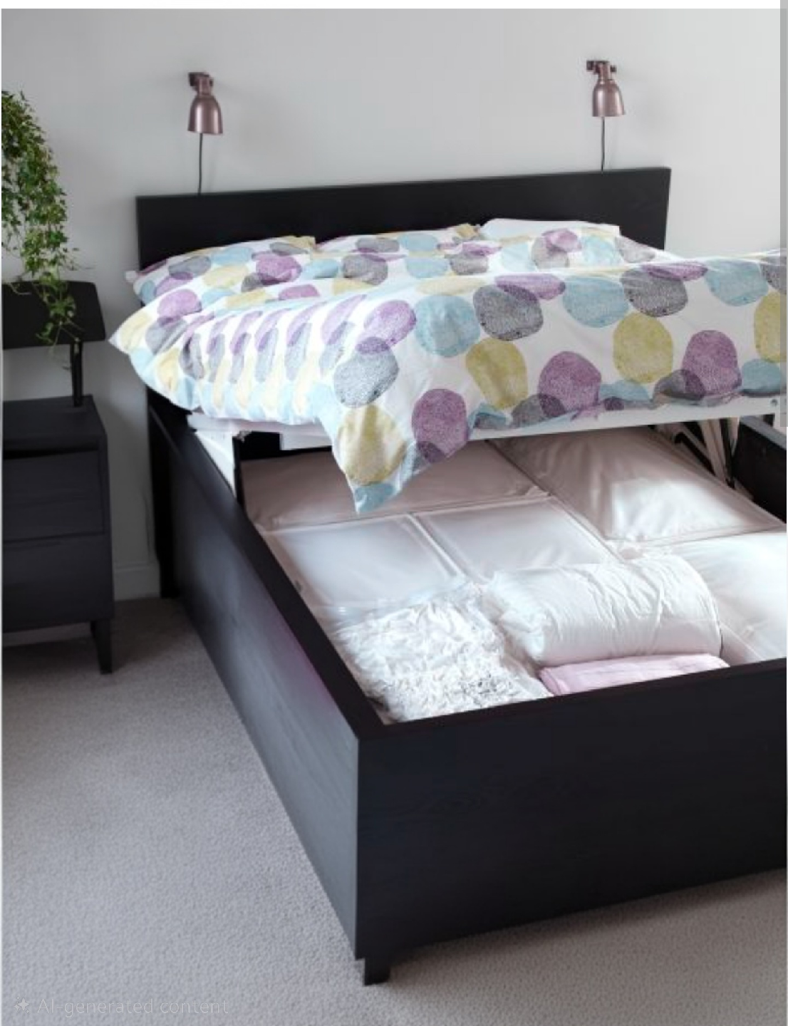 IKEA Malm Bed Frame with Storage