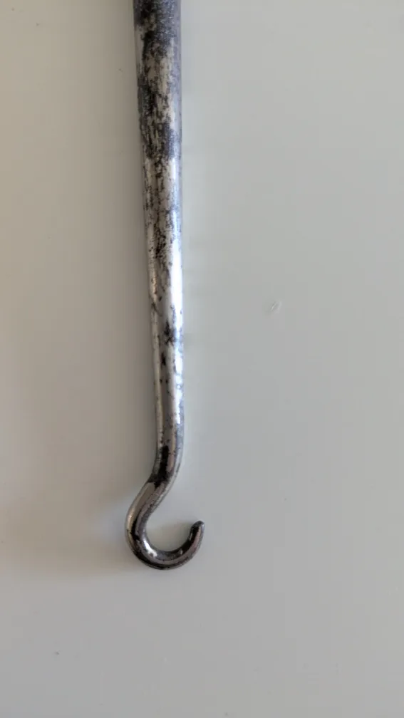 Antique Sterling Silver Button Hook image indicator(5)