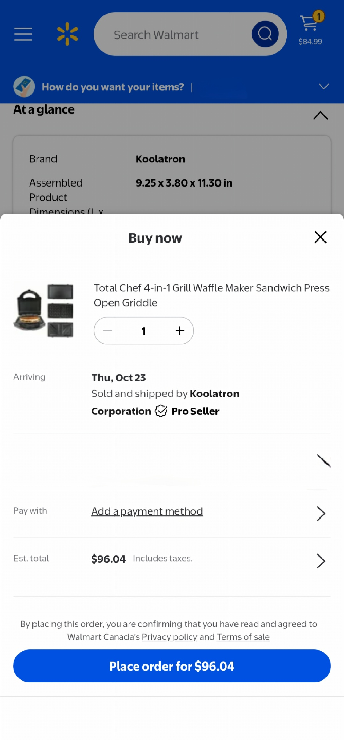 Total Chef 4-in-1 Grill Waffle Maker - photo 3