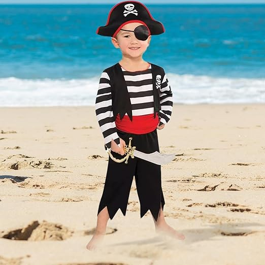Pirate Costume - Size 3-4 Years