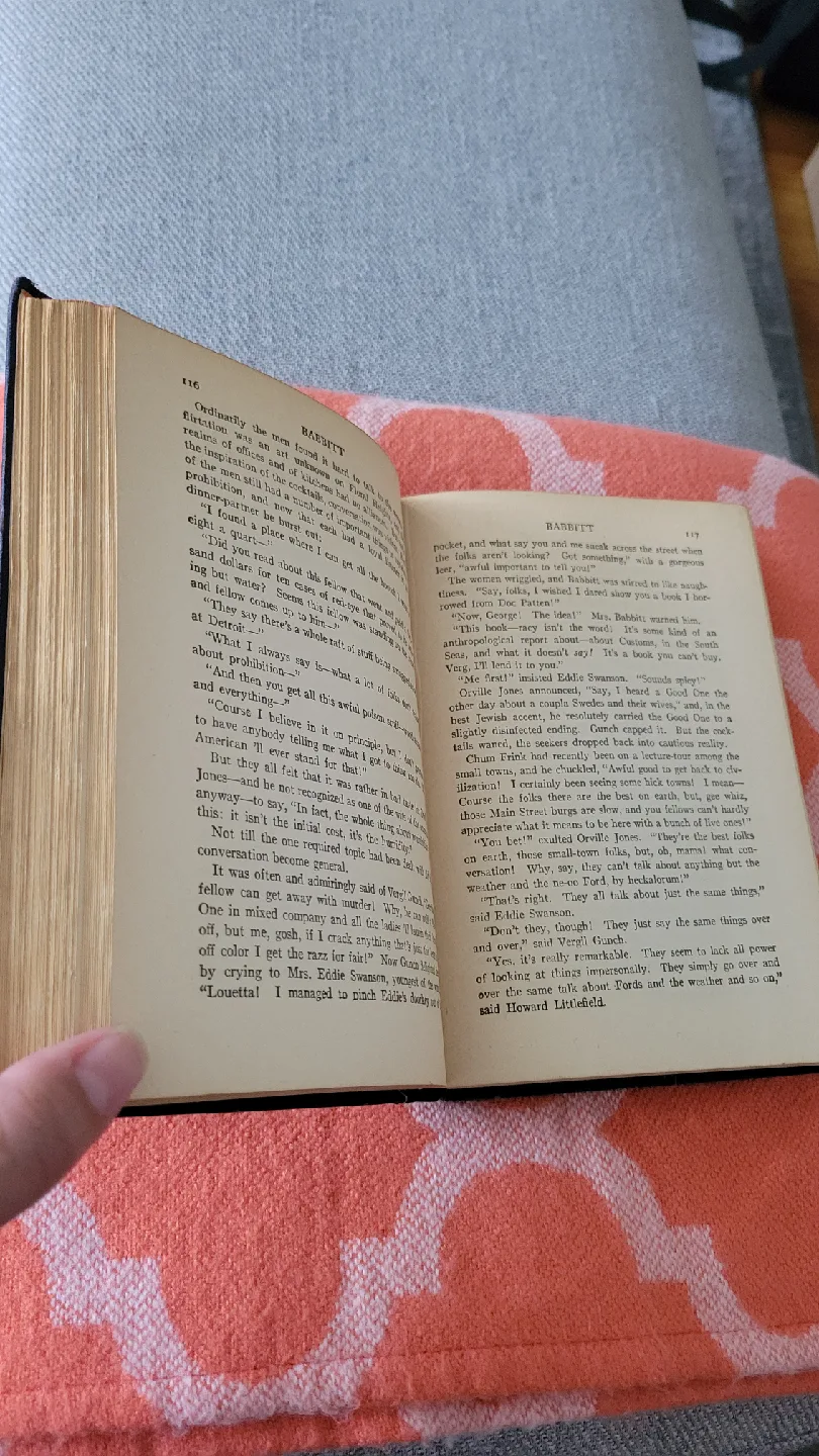 Babbitt by Sinclair Lewis copyright 1922 image indicator(3)