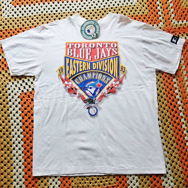 Deadstock Toronto Blue Jays 1993 Single Stitch Vintage Tshirt - photo 2