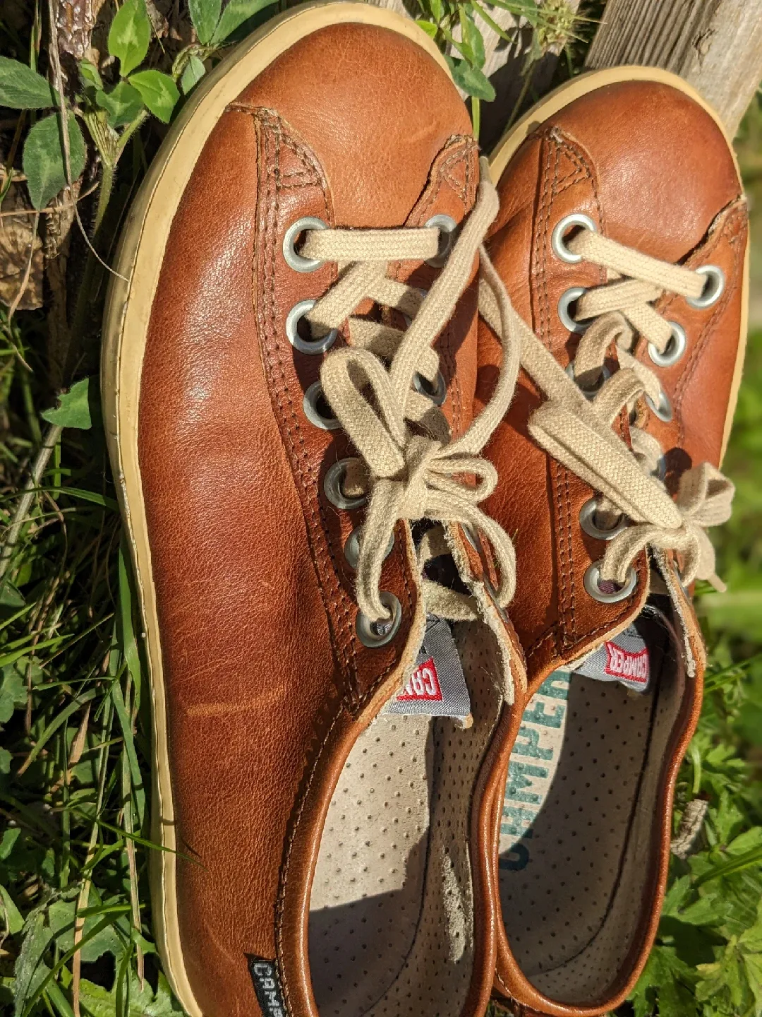 Camper imar Brown Leather Shoes Size 37 image indicator(2)