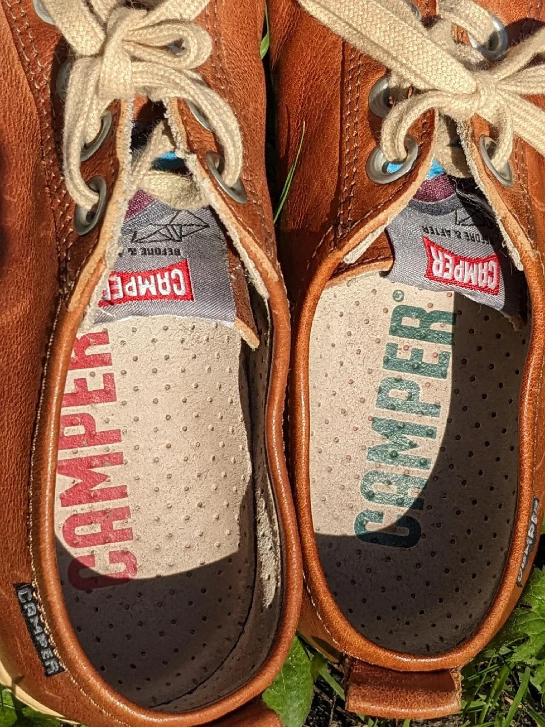 Camper imar Brown Leather Shoes Size 37 image indicator(3)