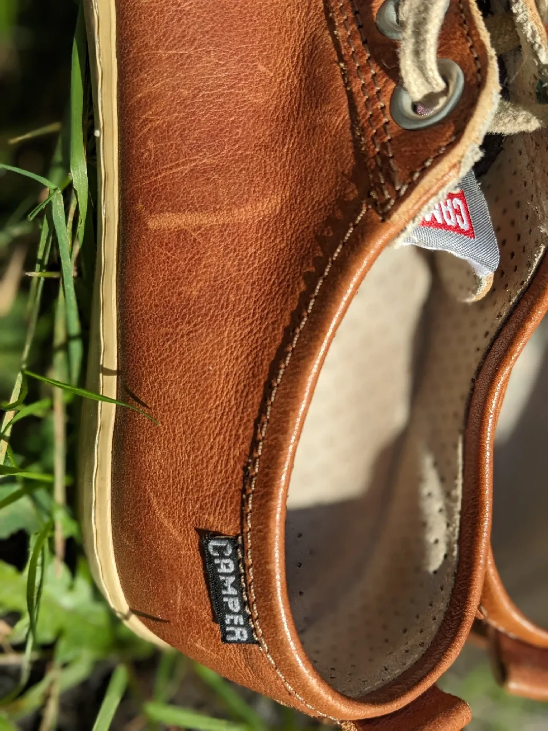 Camper imar Brown Leather Shoes Size 37 image indicator(10)