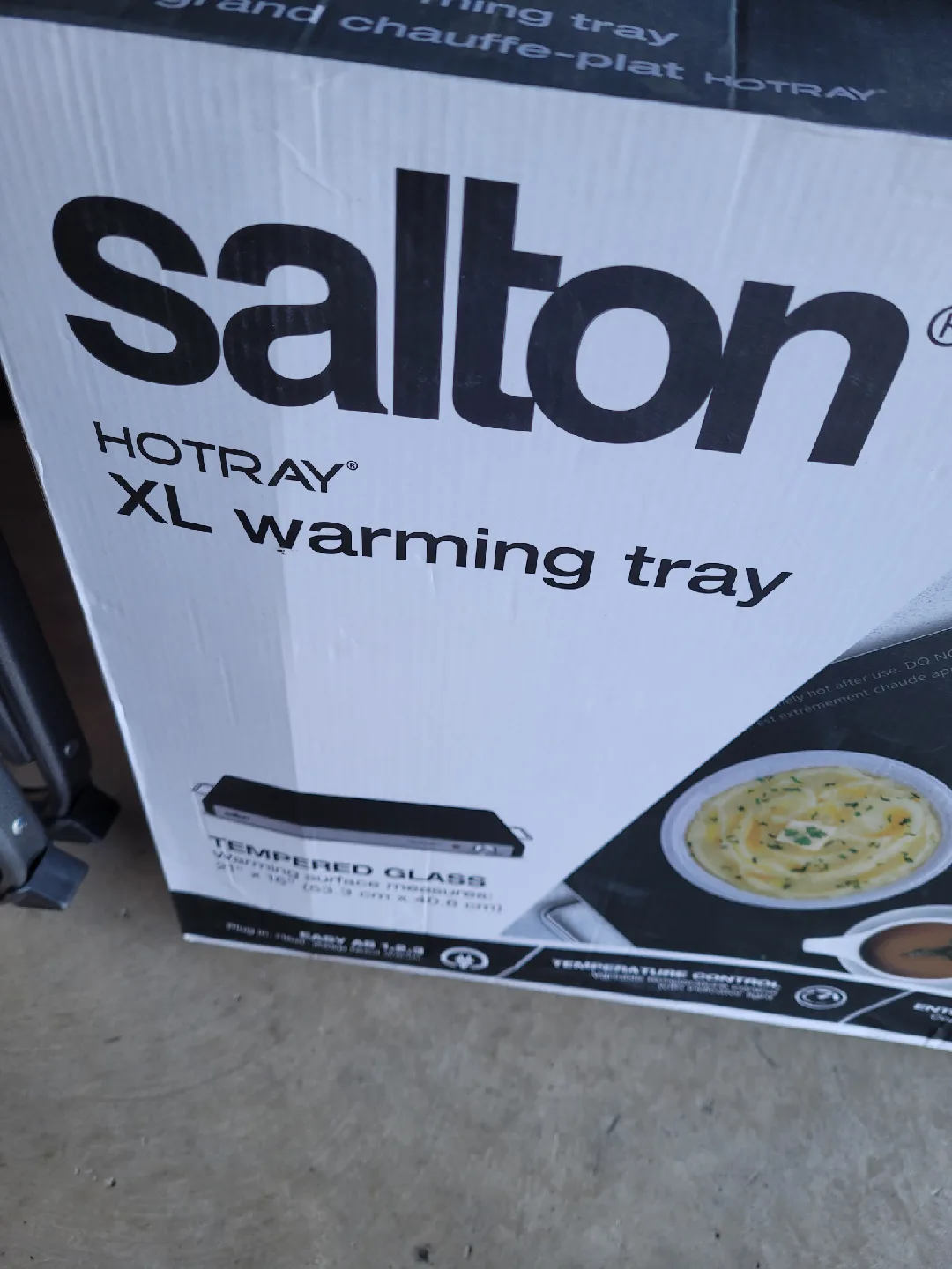 Salton HOTRAY XL Warming Tray - Brand New in Box! image indicator(2)
