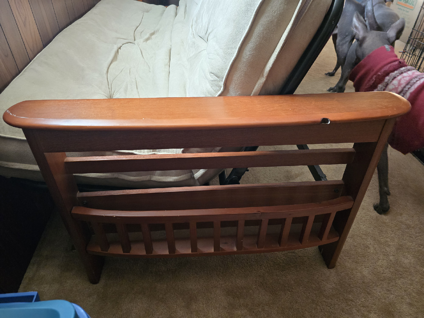Wooden Futon Frame & Mattress