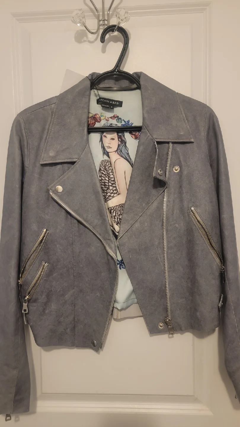 Sachin & Babi Leather Jacket - Size 4 thumbnail