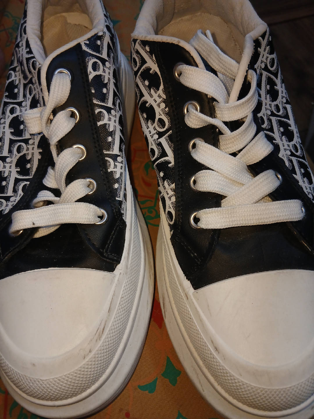 Dior-Style Platform Sneakers - photo 2