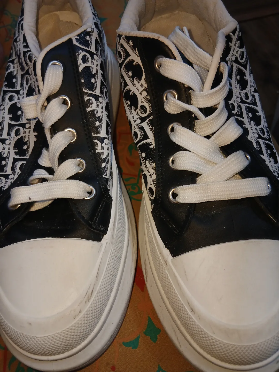 Dior-Style Platform Sneakers image indicator(2)