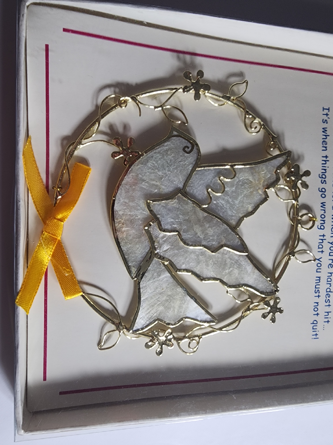Nordlys Capiz Shell Gift Card Suncatcher - photo 2