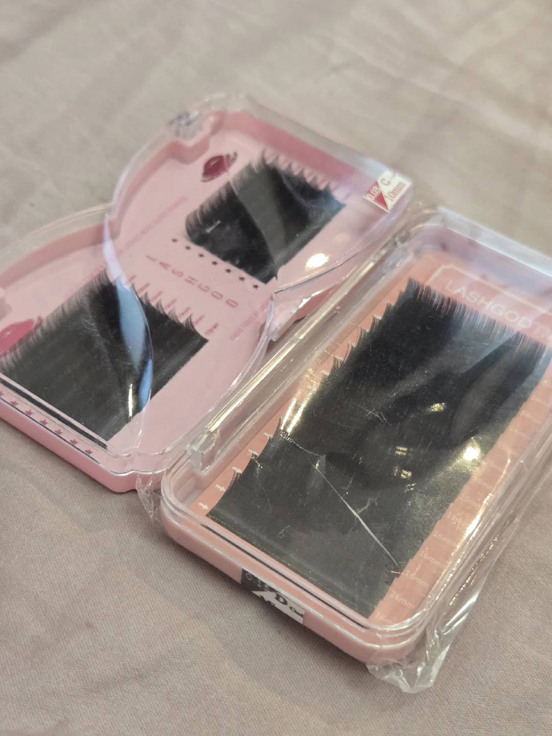 Lashgod Individual Eyelash Extensions - 10mm & 16mm