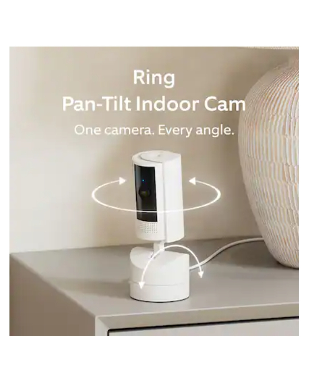 Ring Pan-Tilt Indoor Cam - White - photo 2