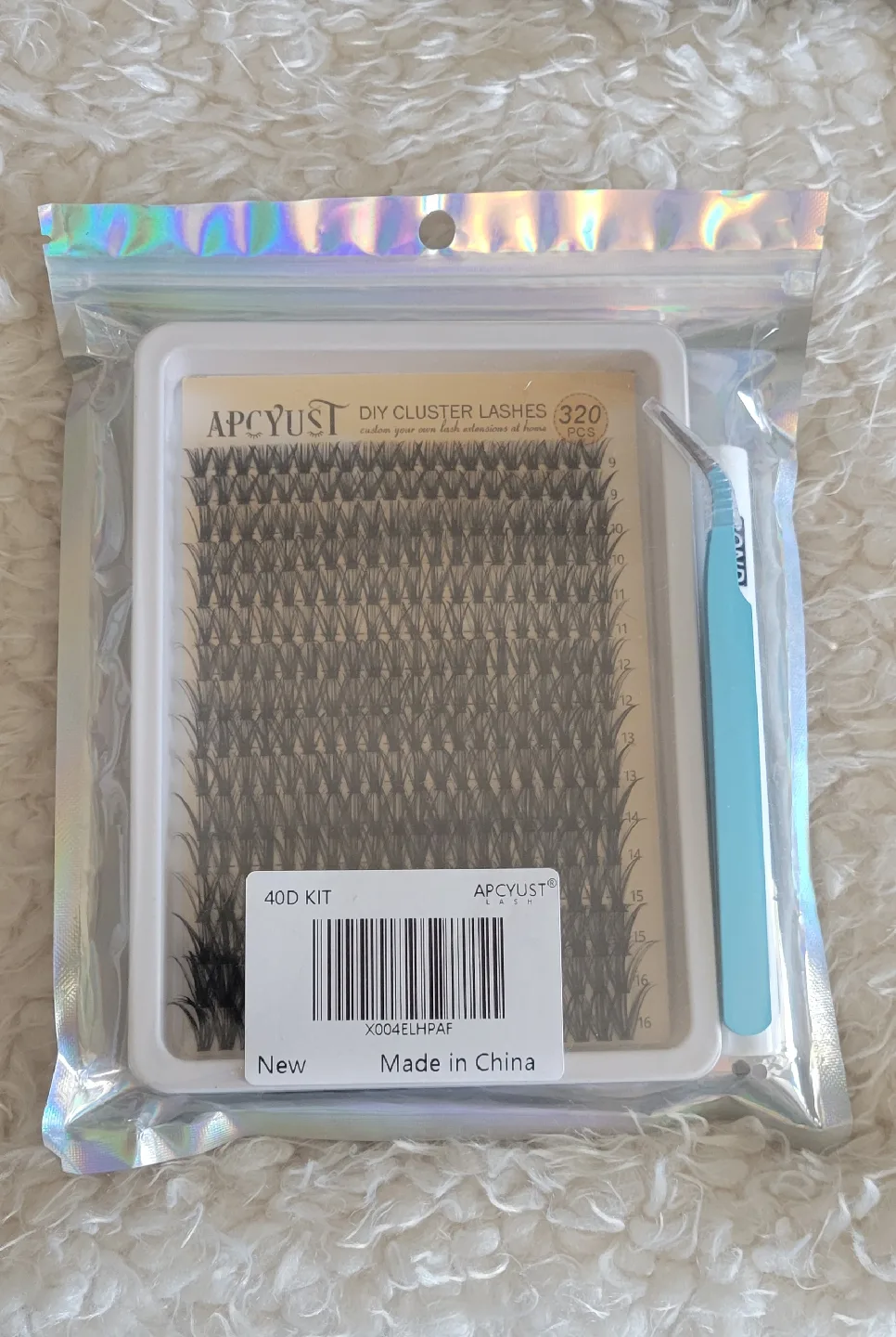 Brand New DIY 320 pcs Cluster Lashes 40D Kit image indicator(2)