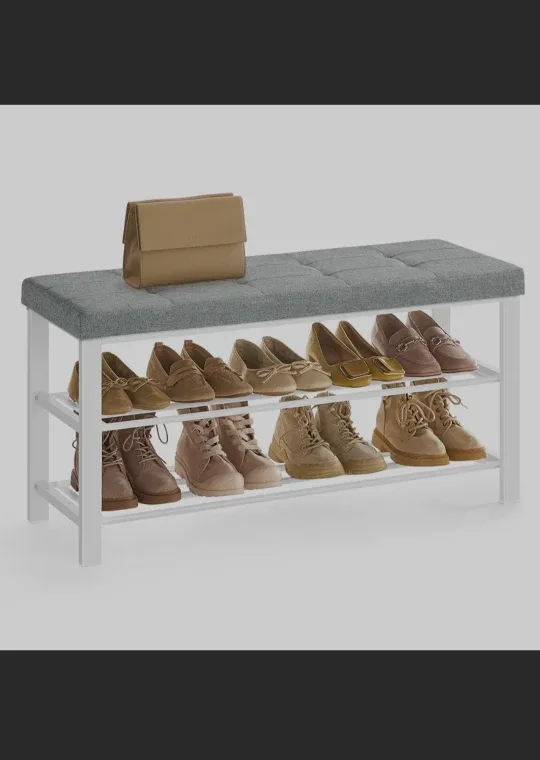 SONGMICS Shoe Bench with Storage image indicator(3)