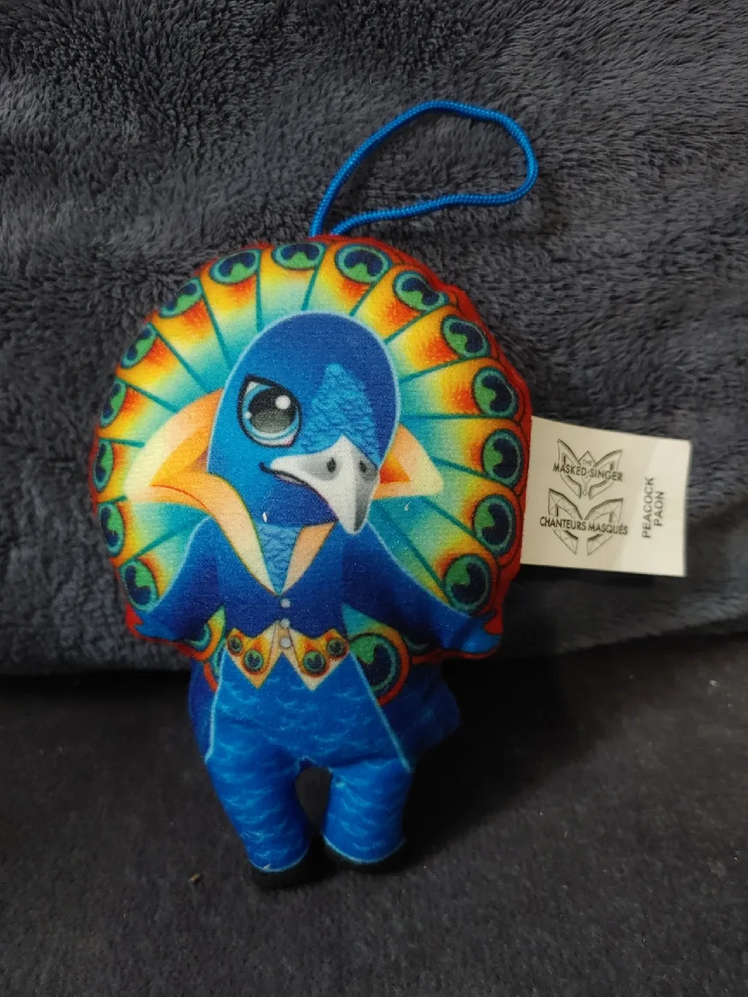 Masked Singer Peacock Plush Ornament thumbnail