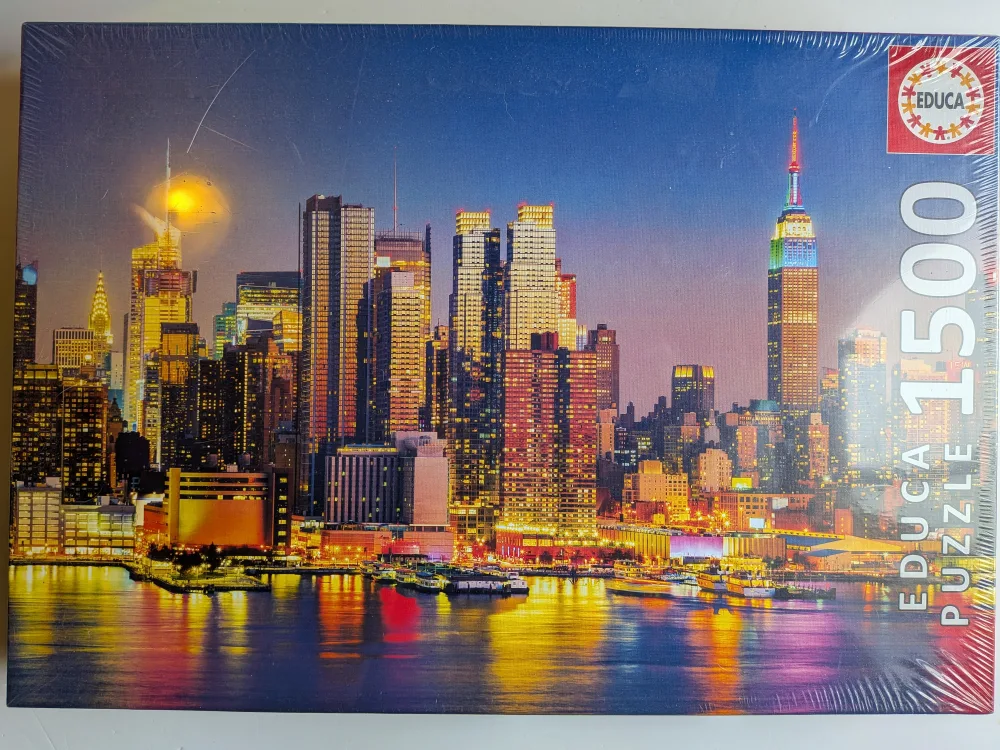 NEW Educa 1500 Piece Jigsaw Puzzle - New York City thumbnail