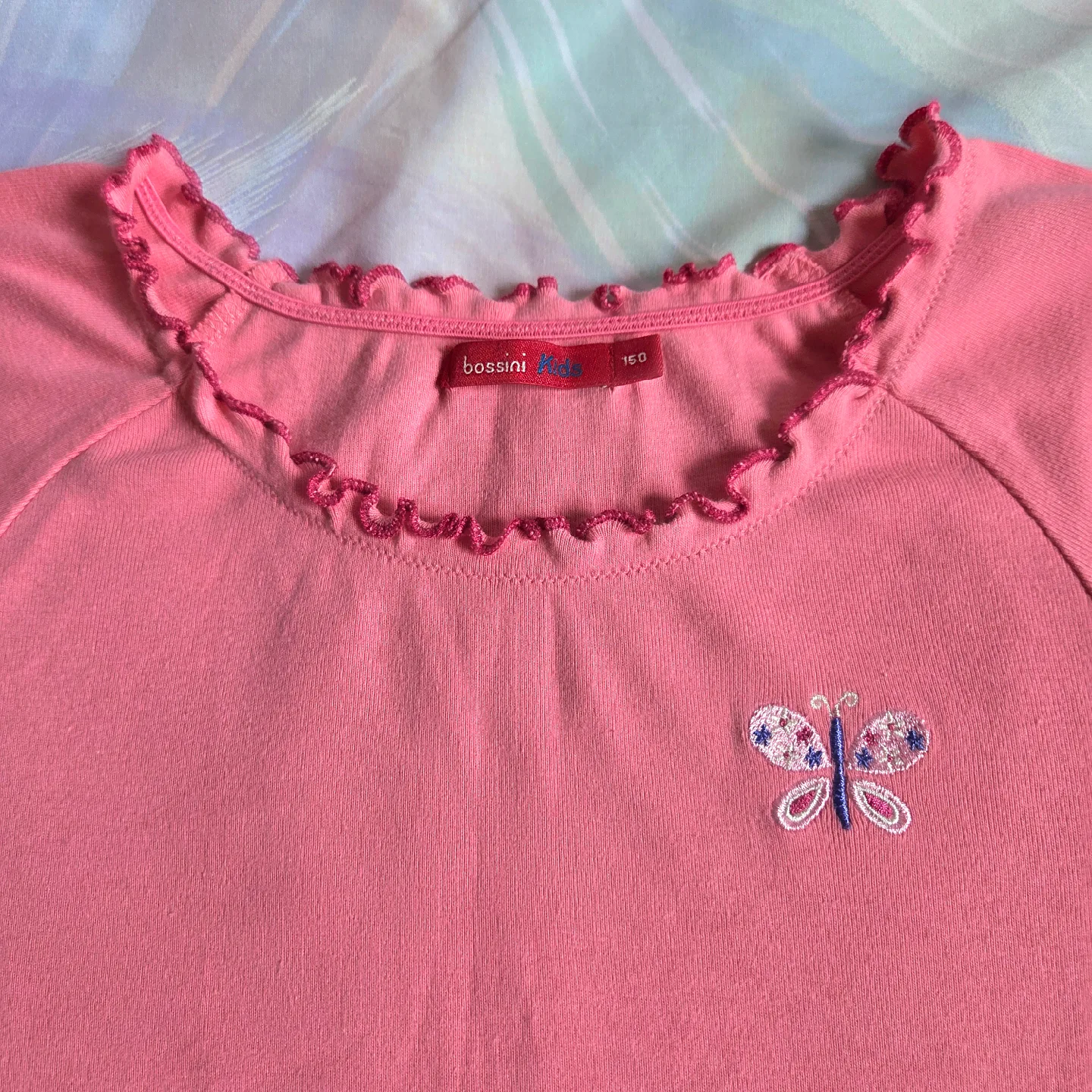 Kids Pink Butterfly Dress image indicator(3)