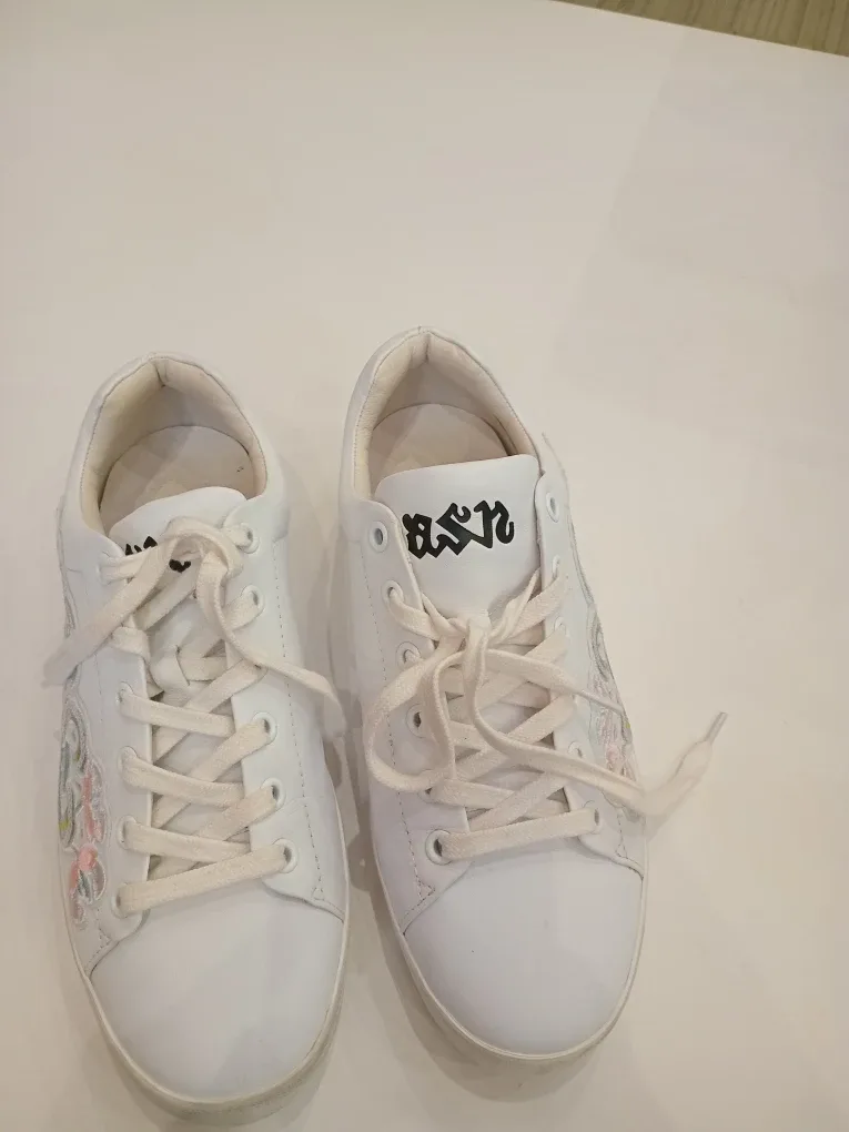 White ASH Sneakers with Floral Design thumbnail