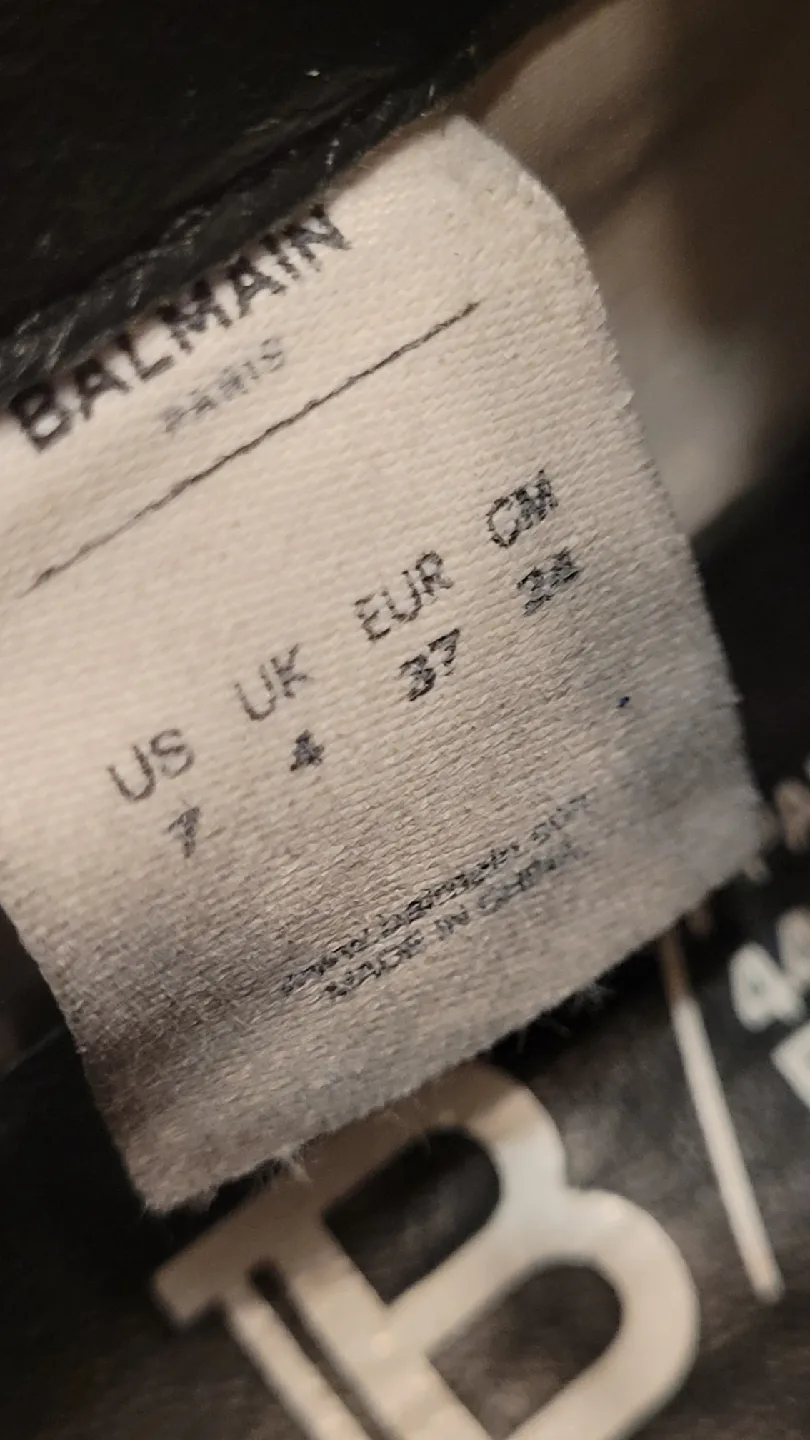 Balmain White & Black Sneakers image indicator(7)