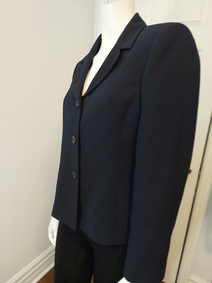 Collections for Le Suit - Size 12P Navy Blue Blazer image indicator(4)