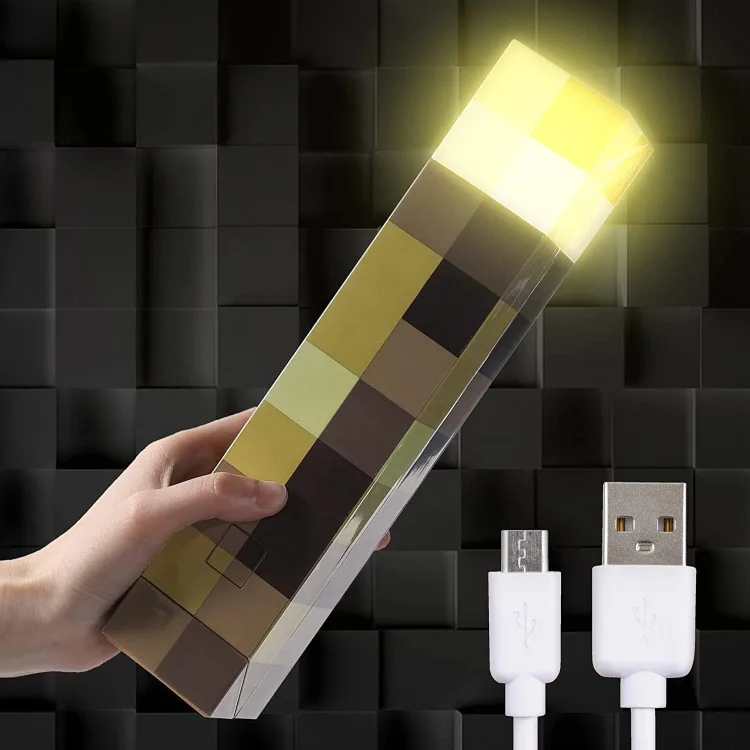 Minecraft like Light-Up LED Torch - Brand new!