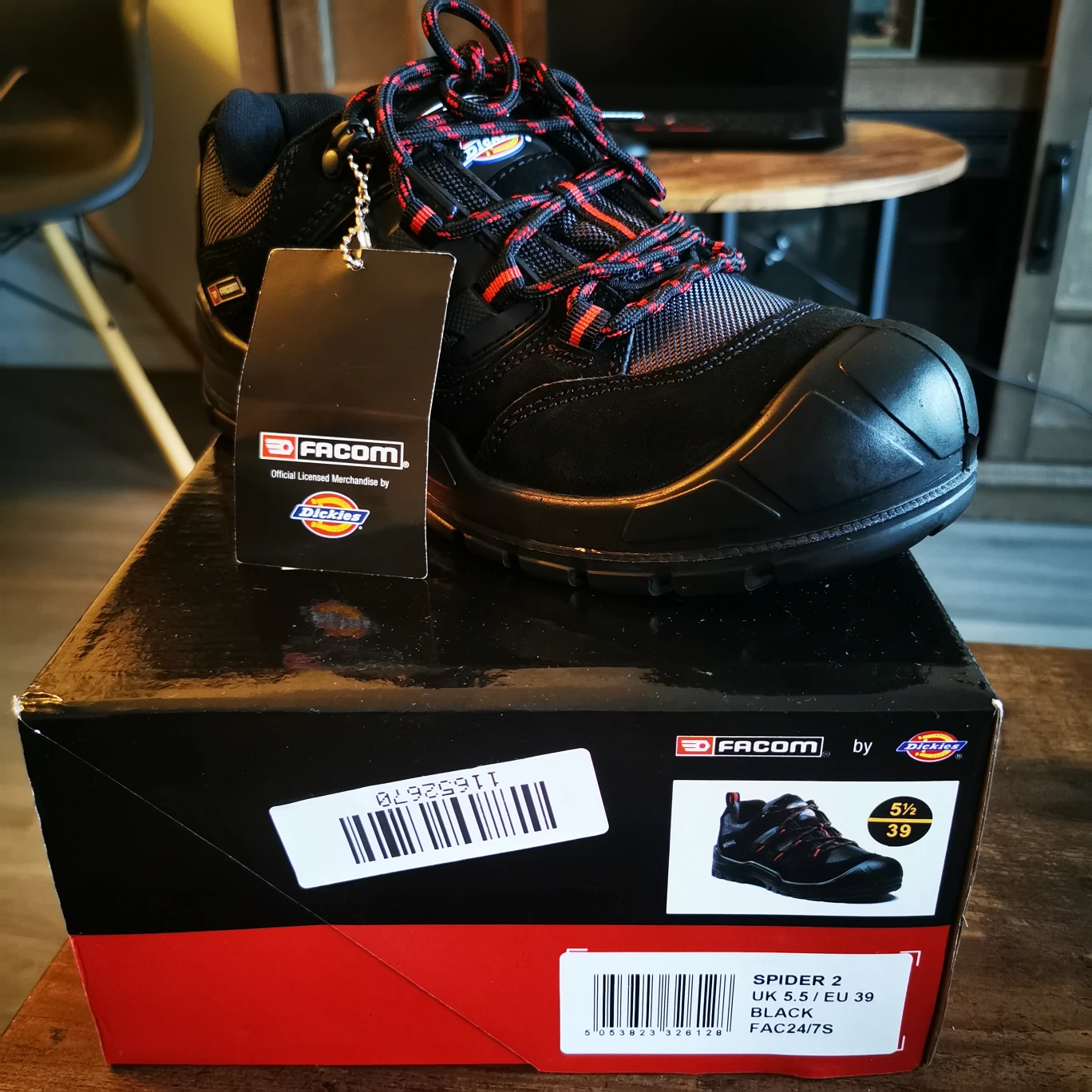 FACOM by Dickies Spider 2 Safety Footwear - Size 5.5