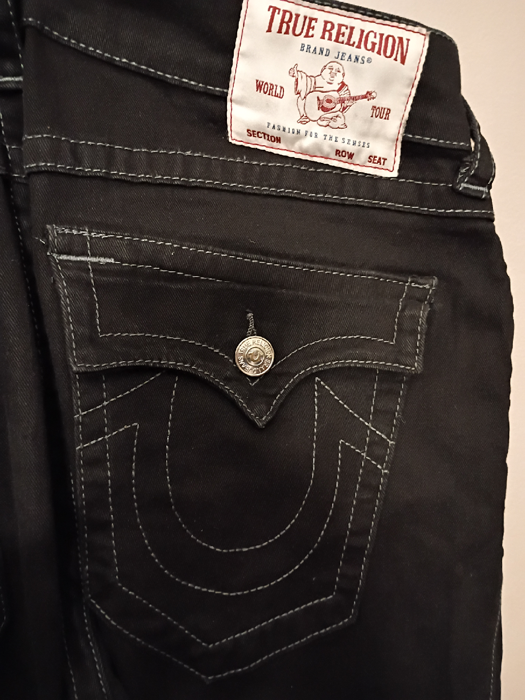 True Religion Ricky Relaxed Straight Jeans - Size 36 - photo 5