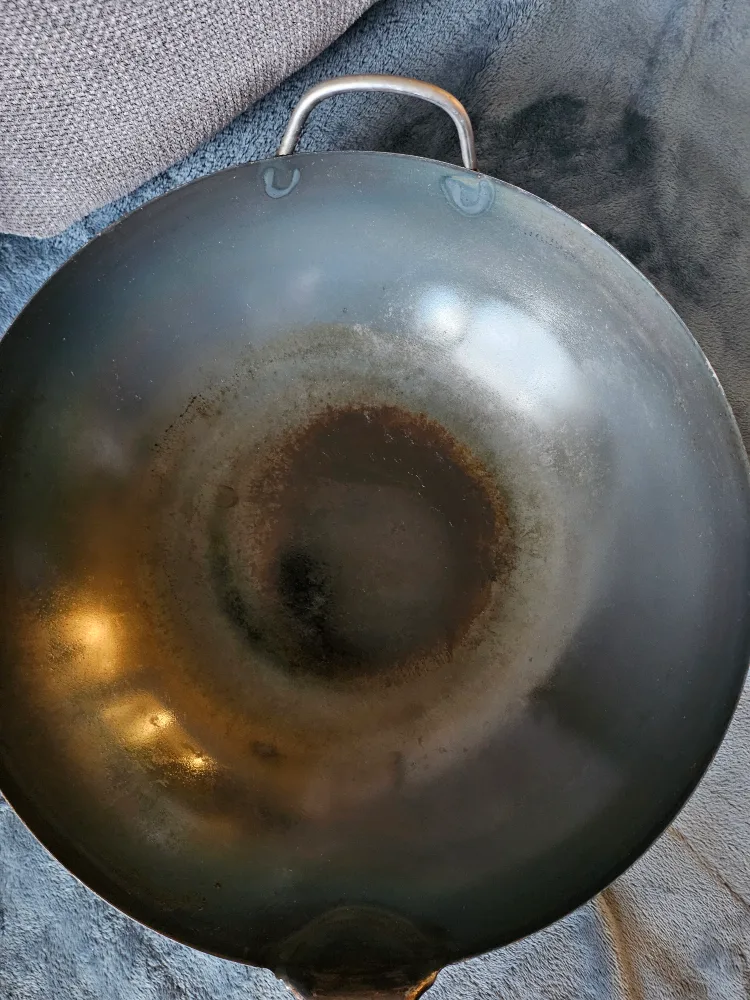 Yosukata 13.5" carbon steel wok image indicator(3)