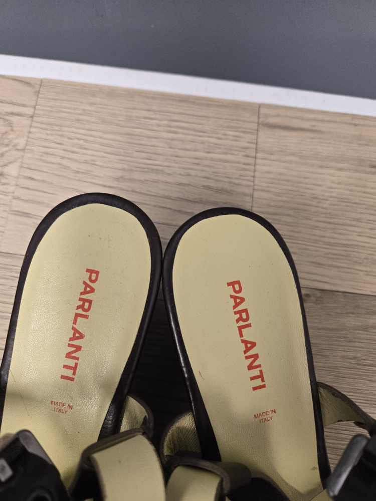 Parlanti Brown Wedge Sandals size 39 - photo 2