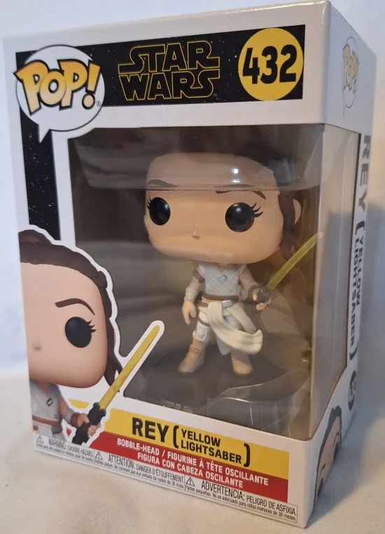 Funko Pop! Star Wars Rey (Yellow Lightsaber) #432