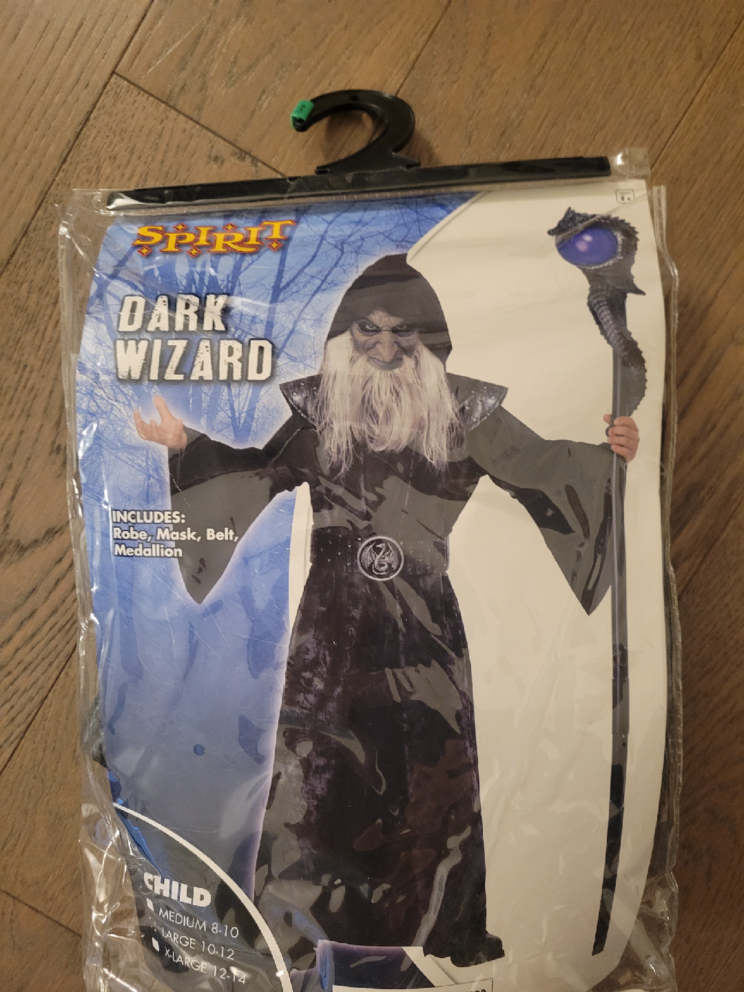 3 Kids Halloween custumes, Crown, Wizard & Scarecrow - photo 4