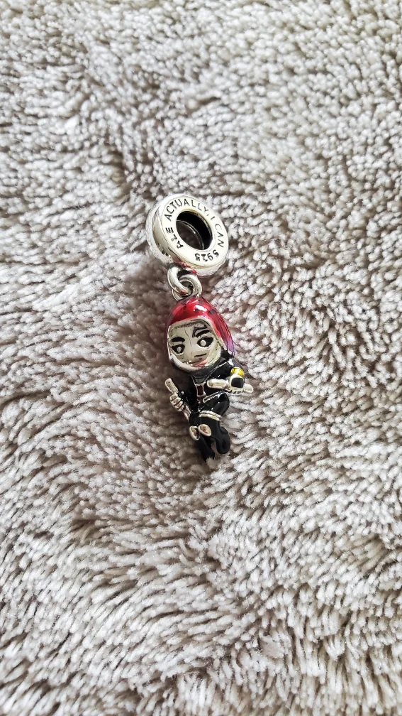 925 Sterling Silver Charms Superhero pendant (not pandora) image indicator(4)