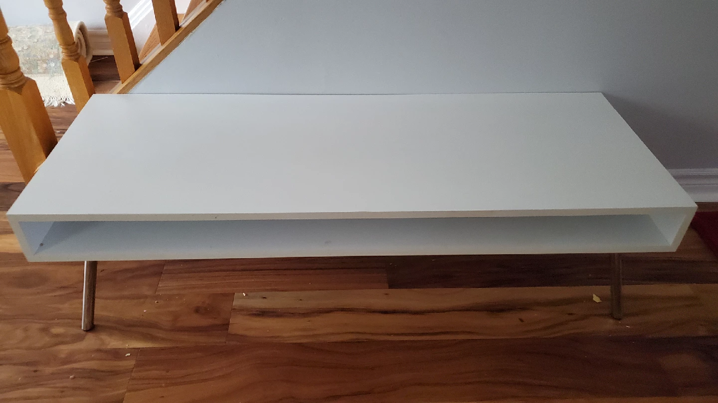 White Coffee Table - 56 inches long - photo 4