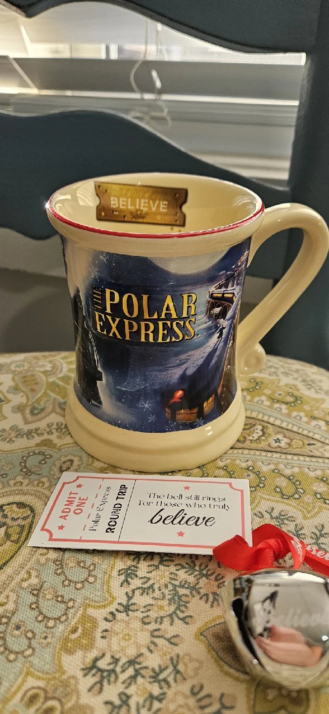 Polar express mug and believe bell - photo 4